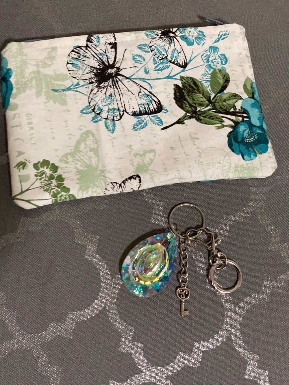 3pc Steve Madden wristlet with Handcrafted Pouch & bag charm Bundle - Picture 2 of 4